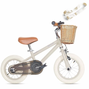 Steel Pedal Bike with Carry Strap Bundle