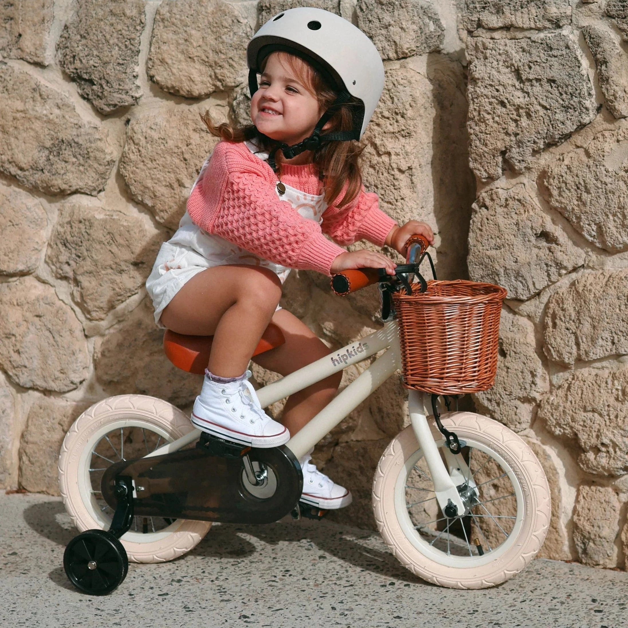 Steel Pedal Bike with Carry Strap Bundle