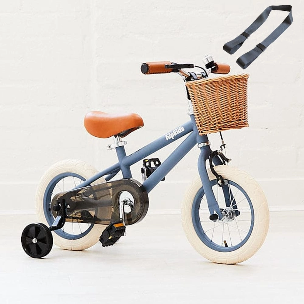 Steel Pedal Bike with Carry Strap Bundle