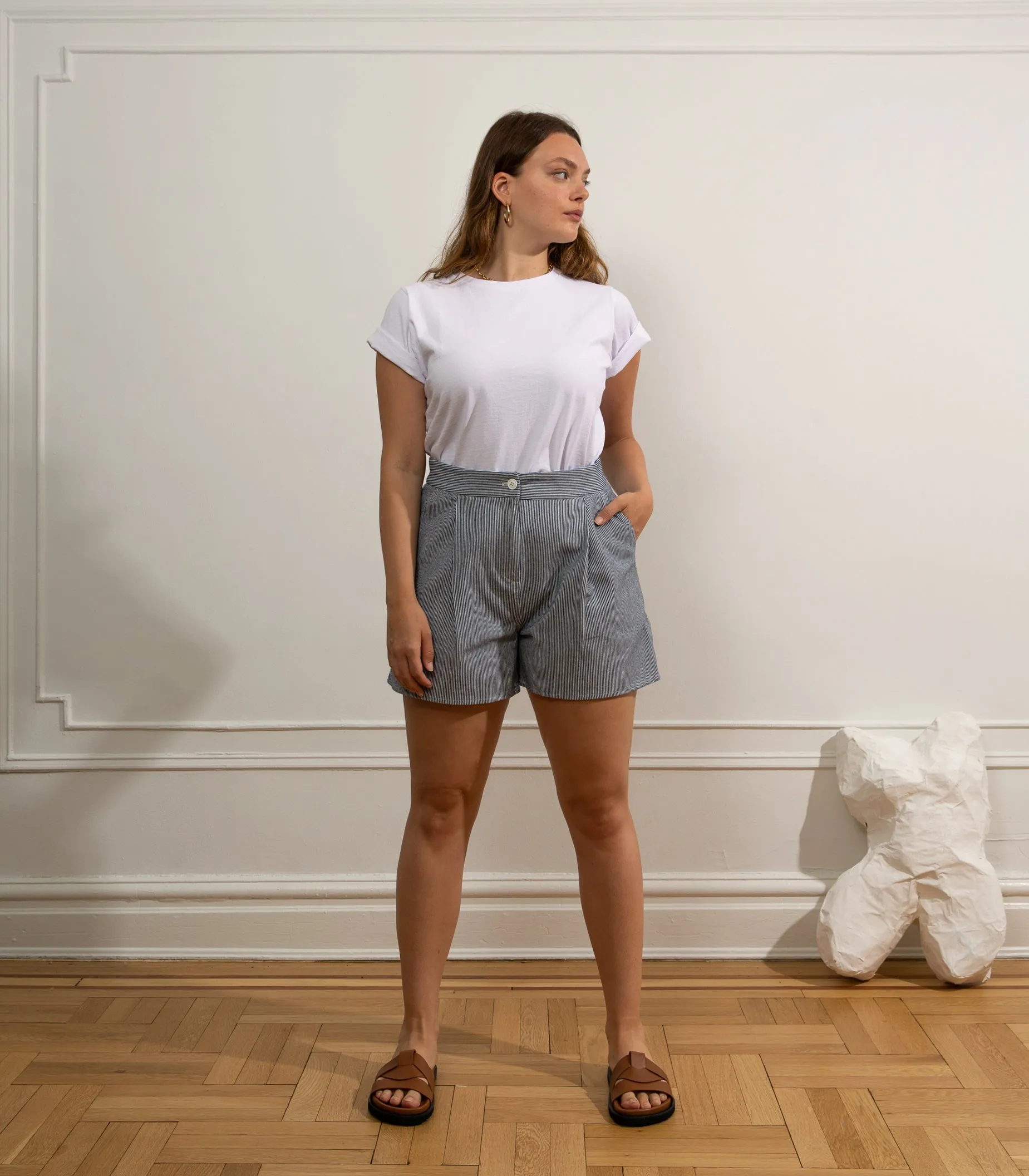 Striped Margo Shorts (In Store Only)