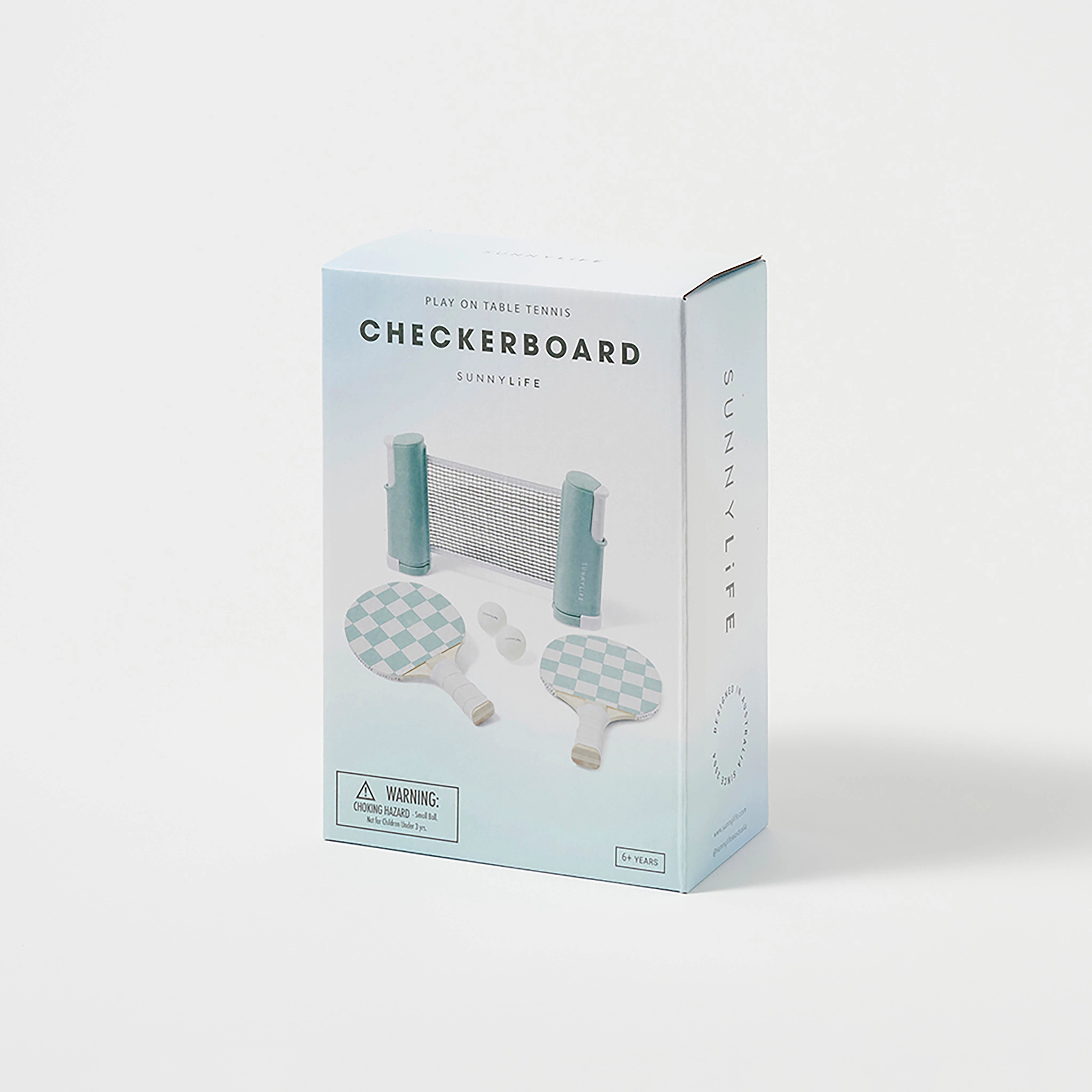 SUNNYLiFE Play On Table Tennis Checkerboard