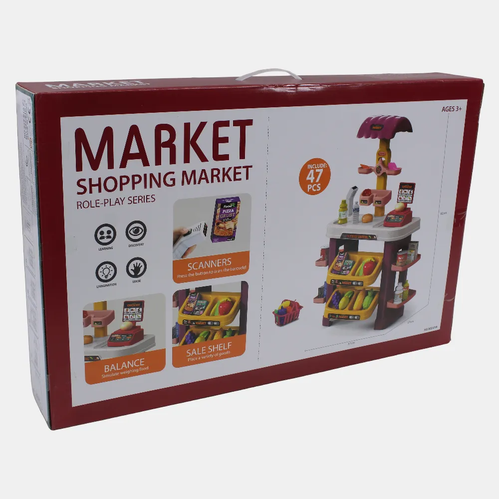 Supermarket Play Set  47 Pcs