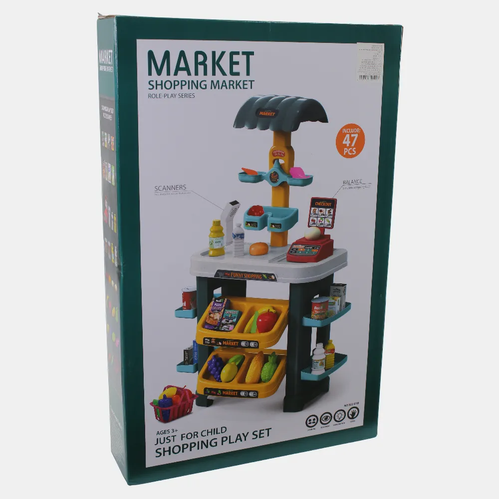 Supermarket Play Set  47 Pcs