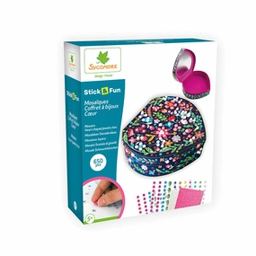 Sycomore 3D Mosaics Heart Shaped Jewelry Box