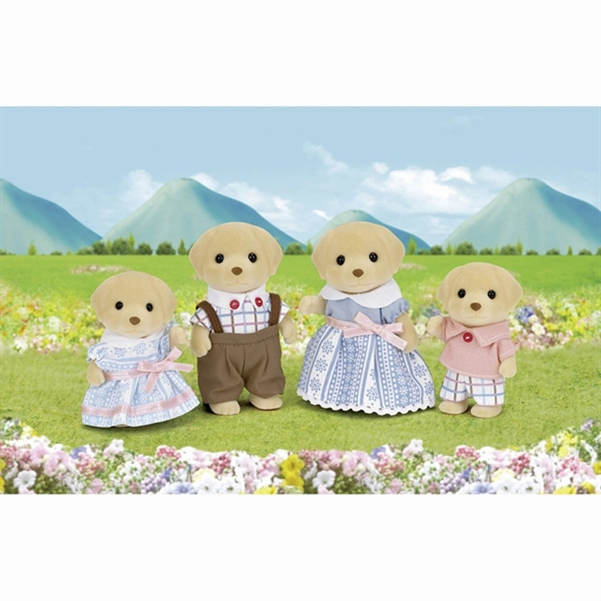 Sylvanian Families Yellow Labrador Family