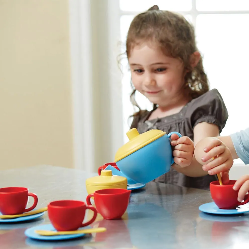 Tea Set (Blue Teapot)