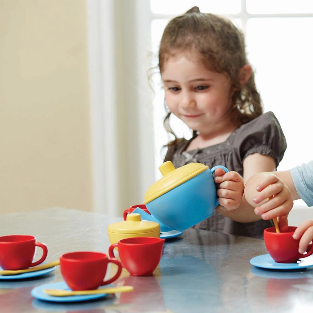Tea Set (Blue Teapot)