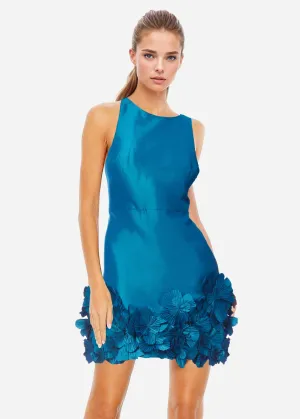 The Arielle Foral Hem Mini Dress