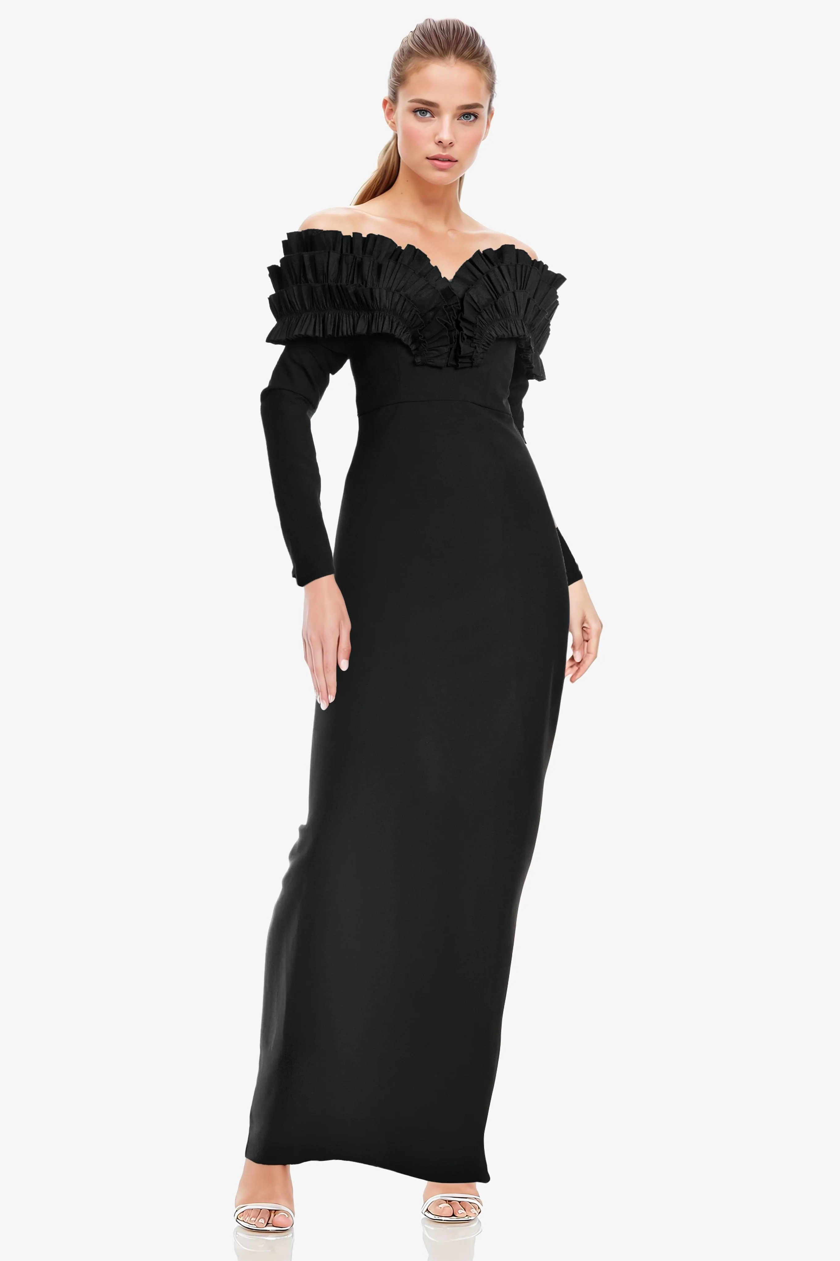 The Charlotte Long Sleeve Gown
