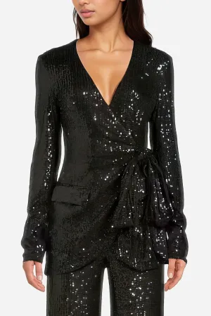 The Frankie - Sequin Wrap Jacket