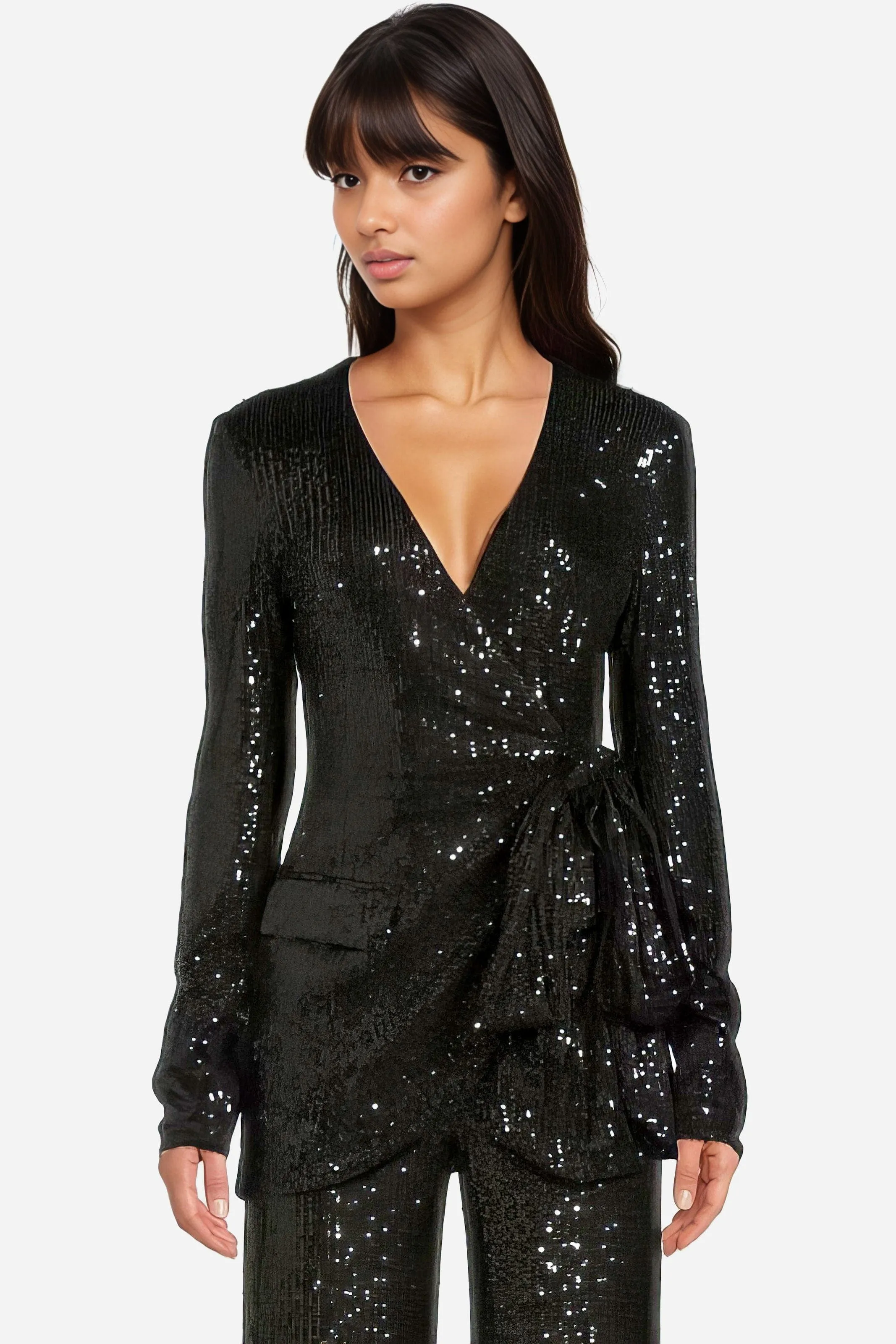 The Frankie - Sequin Wrap Jacket
