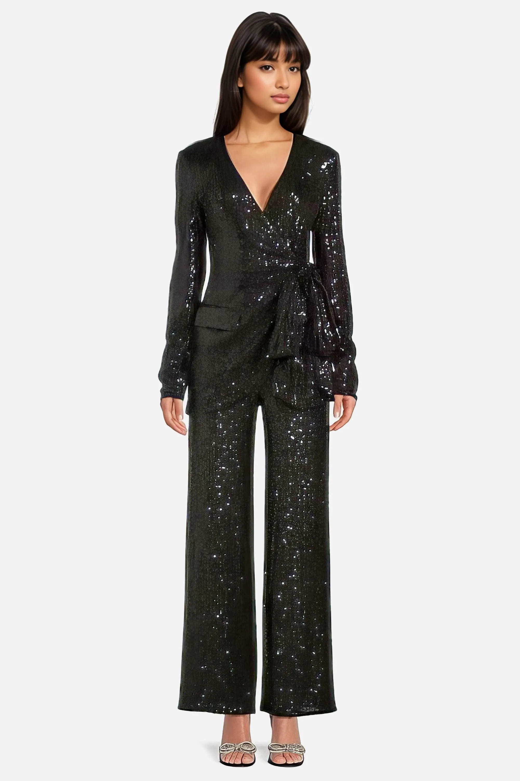 The Frankie - Sequin Wrap Jacket