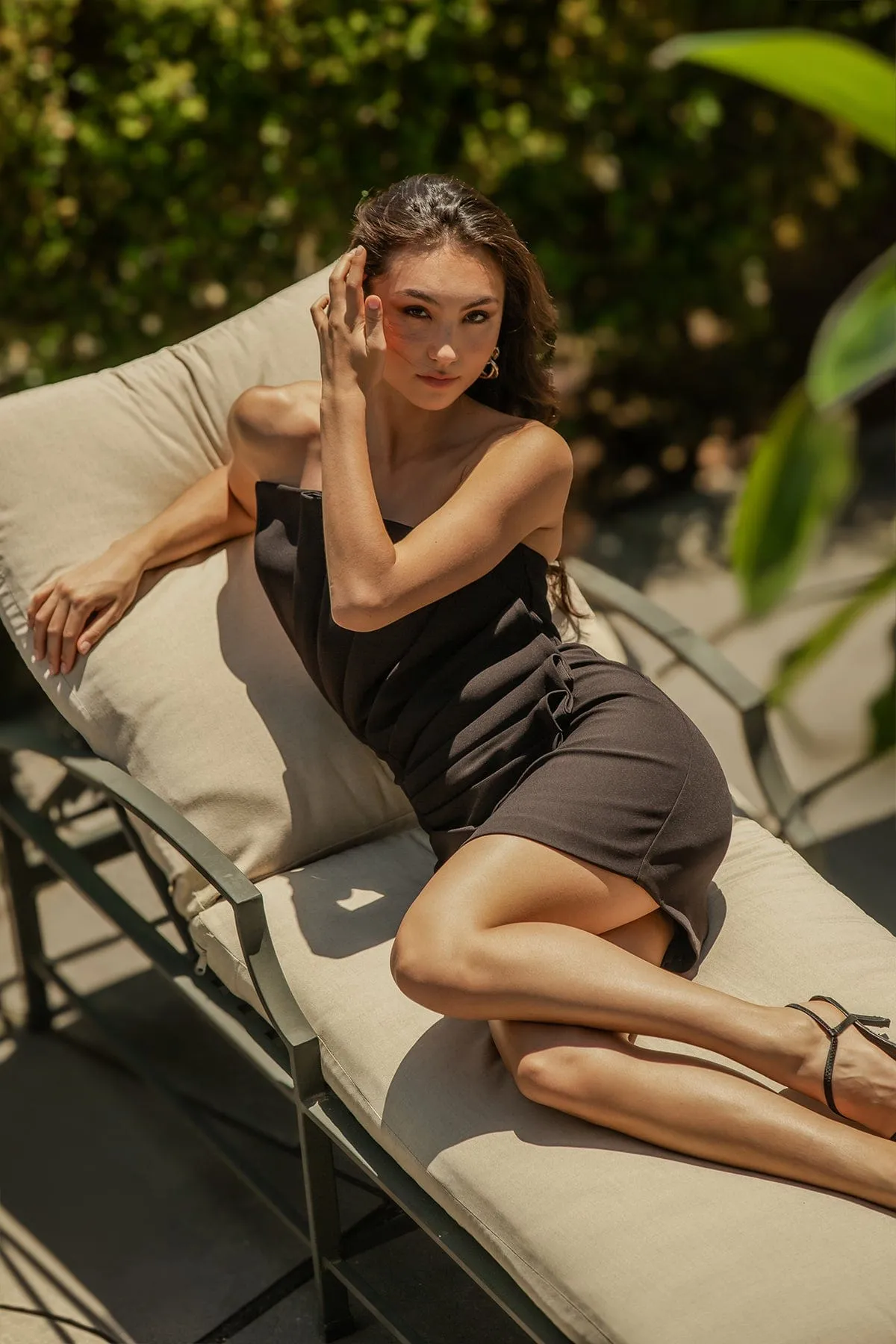 The Freya Pleated Fan Dress