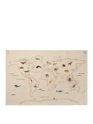 The World Textile Map - Off-White