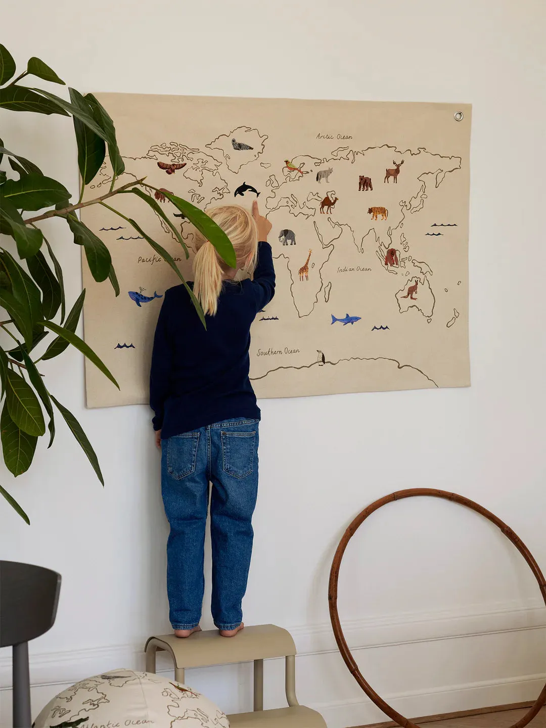 The World Textile Map - Off-White