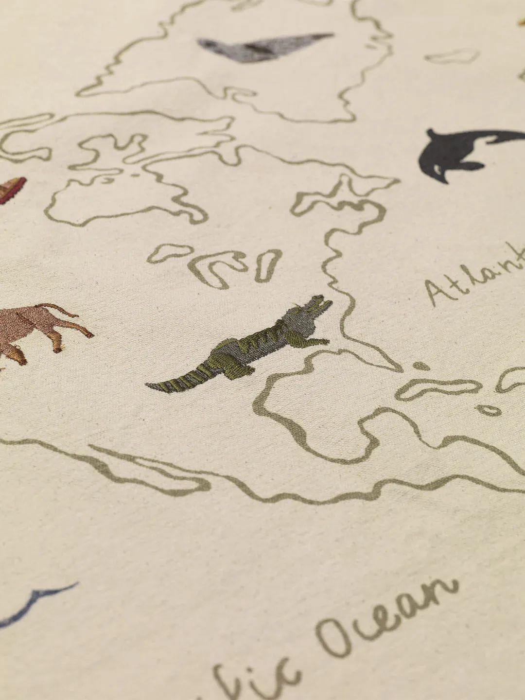 The World Textile Map - Off-White
