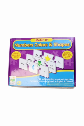 The Learning Journey Match It! Numbers Colors & Shapes Puzzle Set O/S
