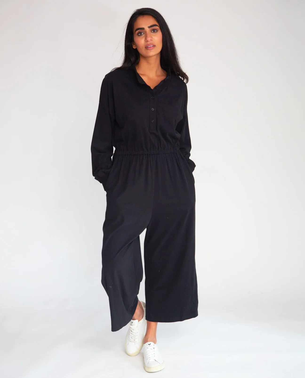 Tinley Organic Jumpsuit In Black