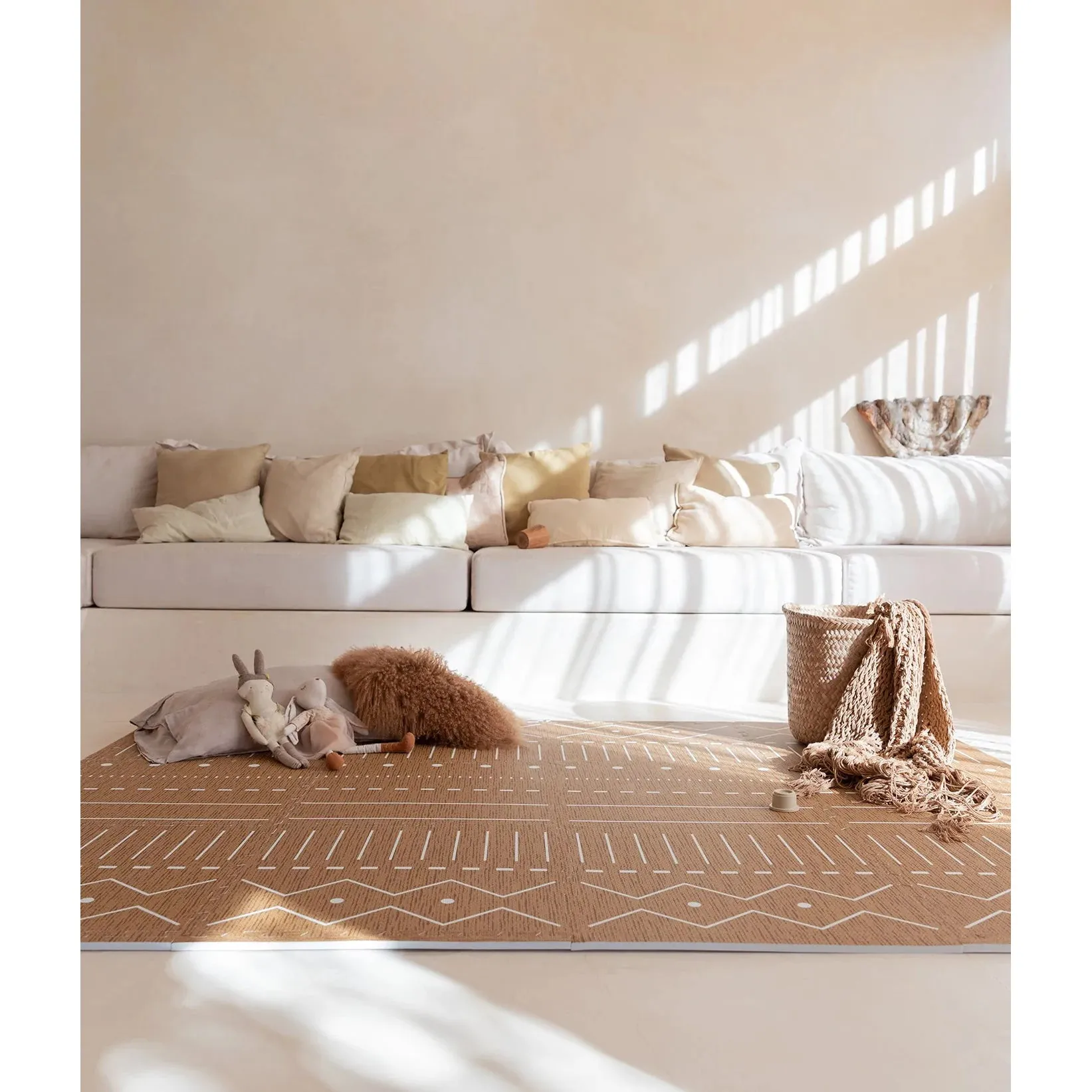 Toddlekind Prettier Playmat  - Berber Camel 120x180cm - 612