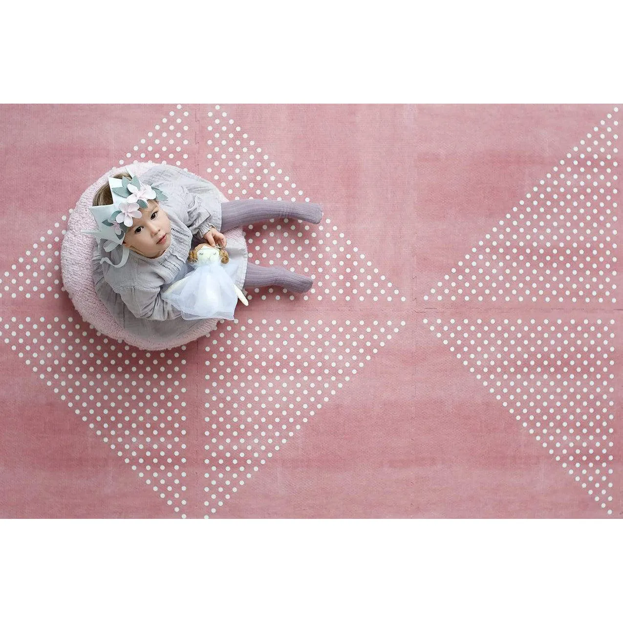 Toddlekind Prettier Playmat  - Earth Ash Rose 120x180cm - 612