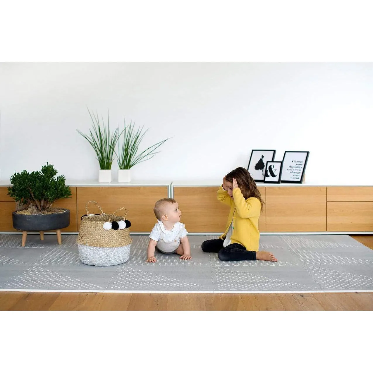 Toddlekind Prettier Playmat  - Earth Dove 120x180cm - 612