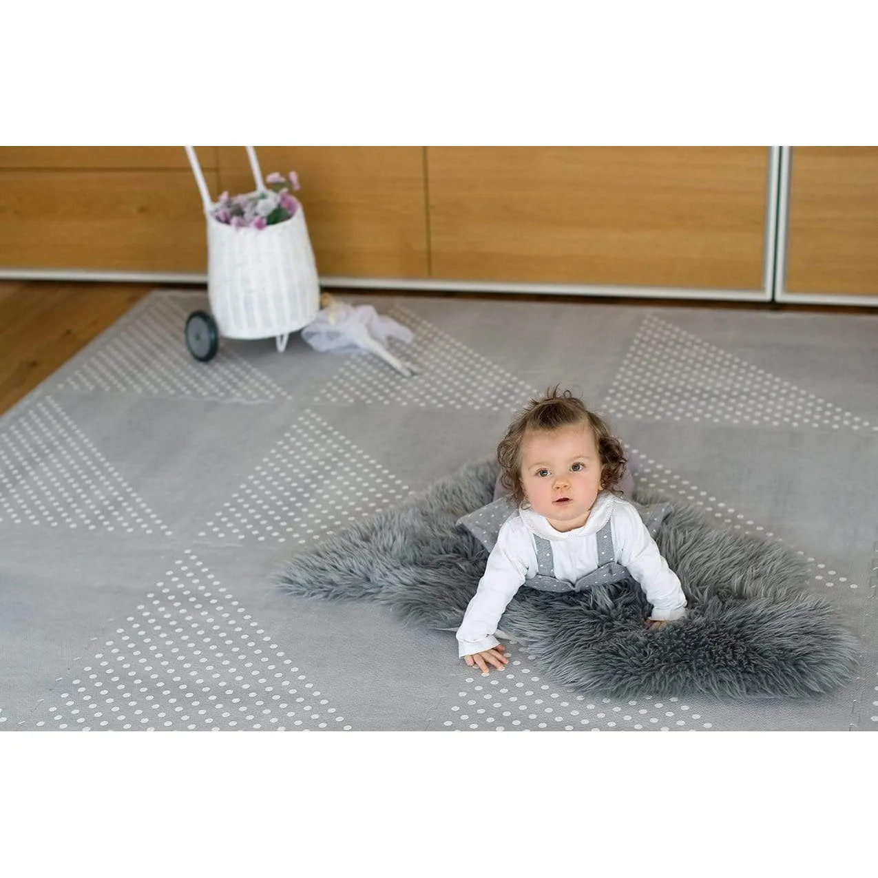 Toddlekind Prettier Playmat  - Earth Dove 120x180cm - 612