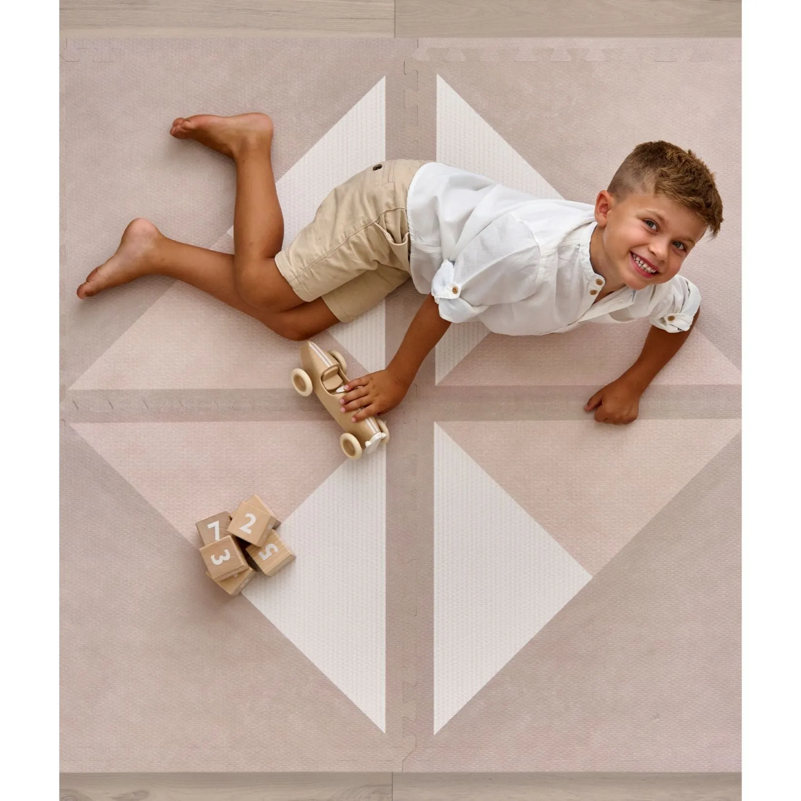 Toddlekind Prettier Playmat  - Kyte Mocha 120x180cm - 612