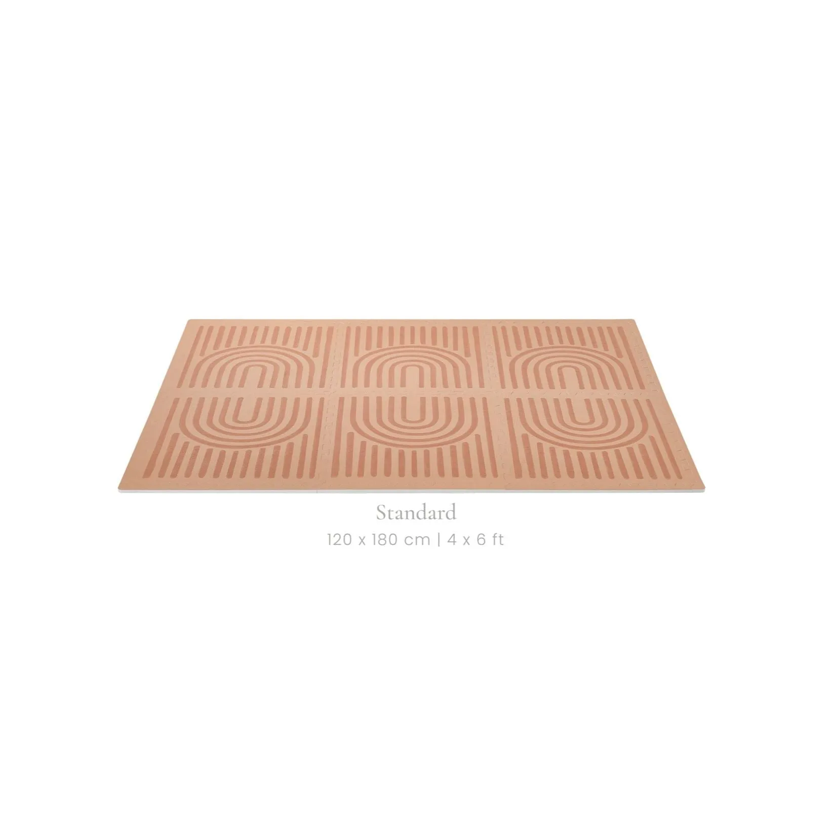 Toddlekind Prettier Playmat  - Linear Camel 120x180cm - 612