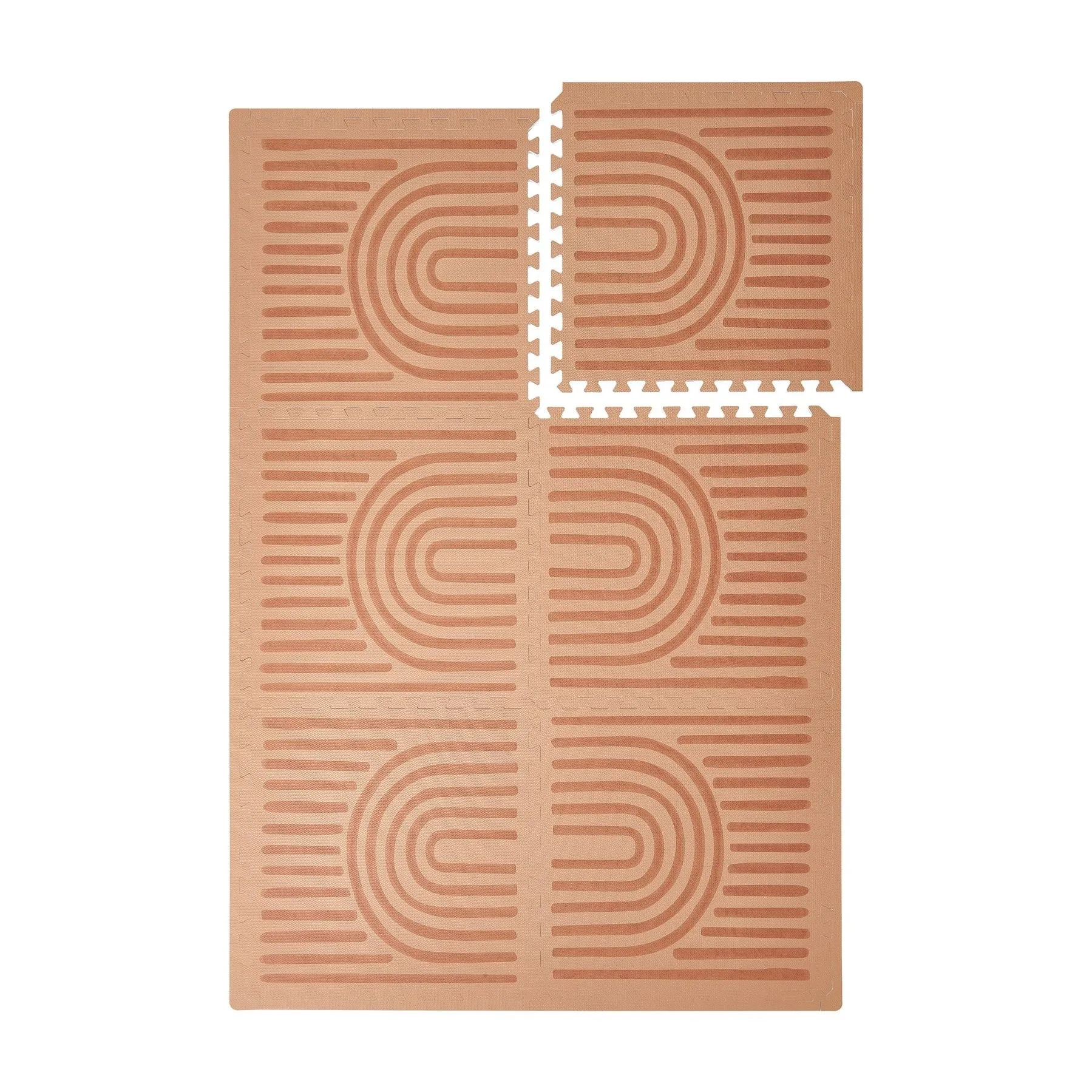 Toddlekind Prettier Playmat  - Linear Camel 120x180cm - 612