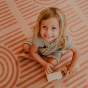 Toddlekind Prettier Playmat  - Linear Camel 120x180cm - 612