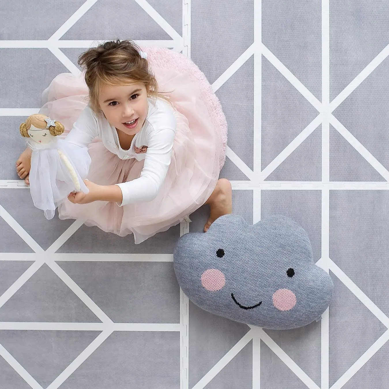 Toddlekind Prettier Playmat  - Nordic Pebble 120x180cm - 612