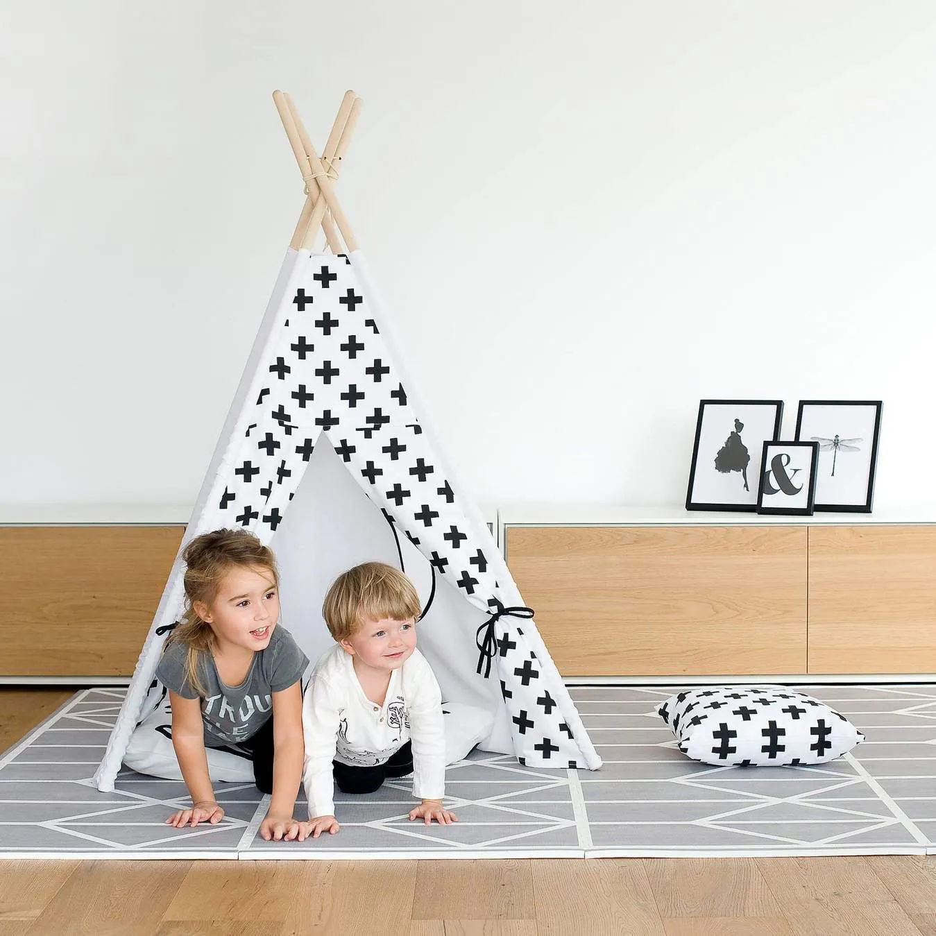 Toddlekind Prettier Playmat  - Nordic Pebble 120x180cm - 612