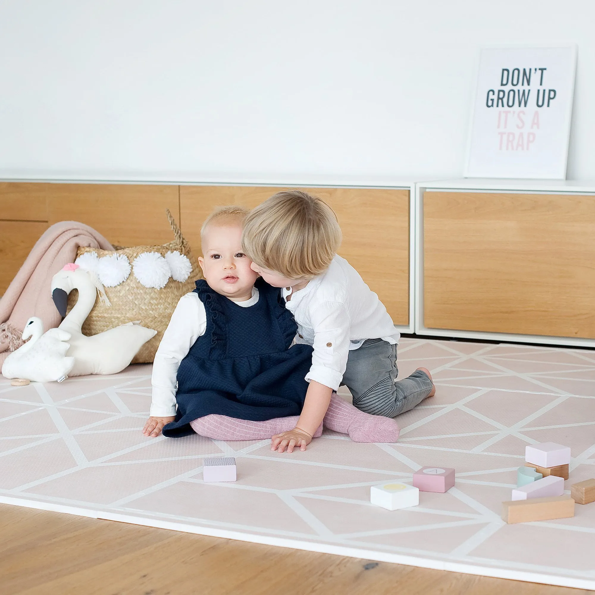 Toddlekind Prettier Playmat  - Nordic Vintage Nude 120x180cm - 612