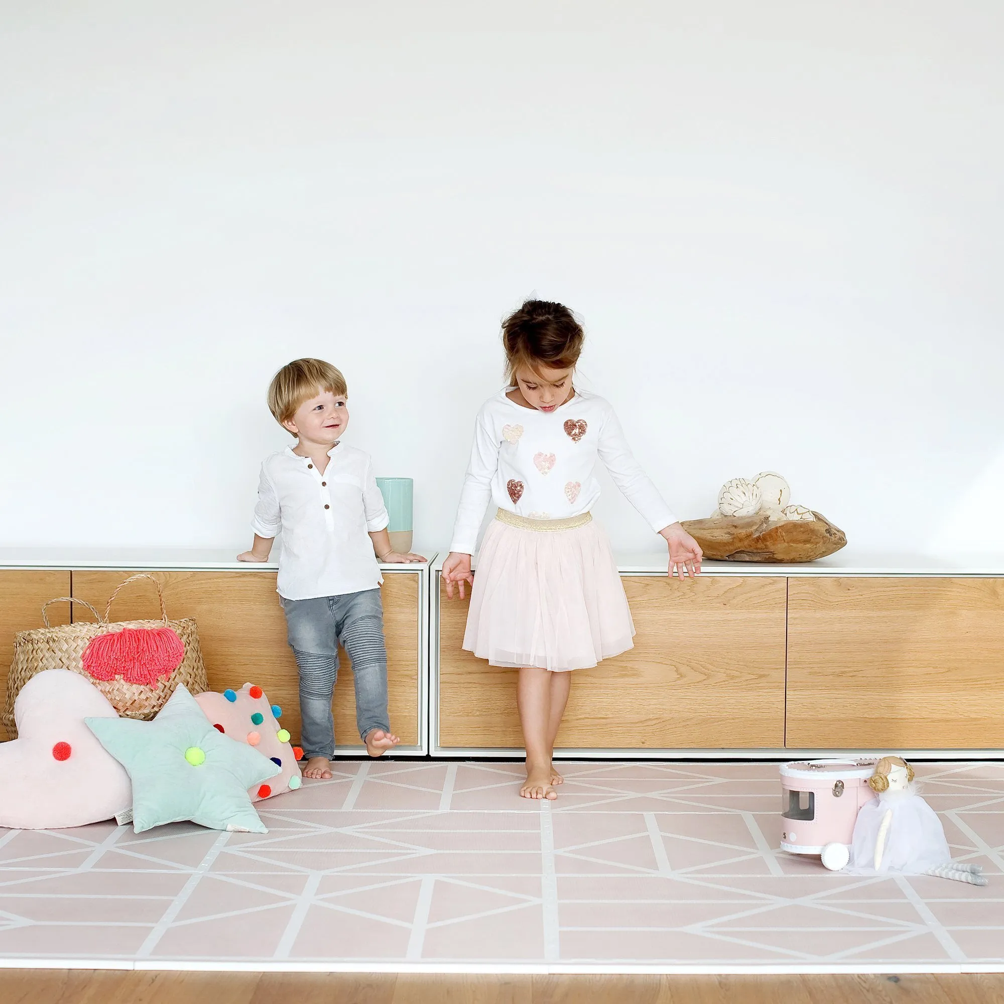Toddlekind Prettier Playmat  - Nordic Vintage Nude 120x180cm - 612