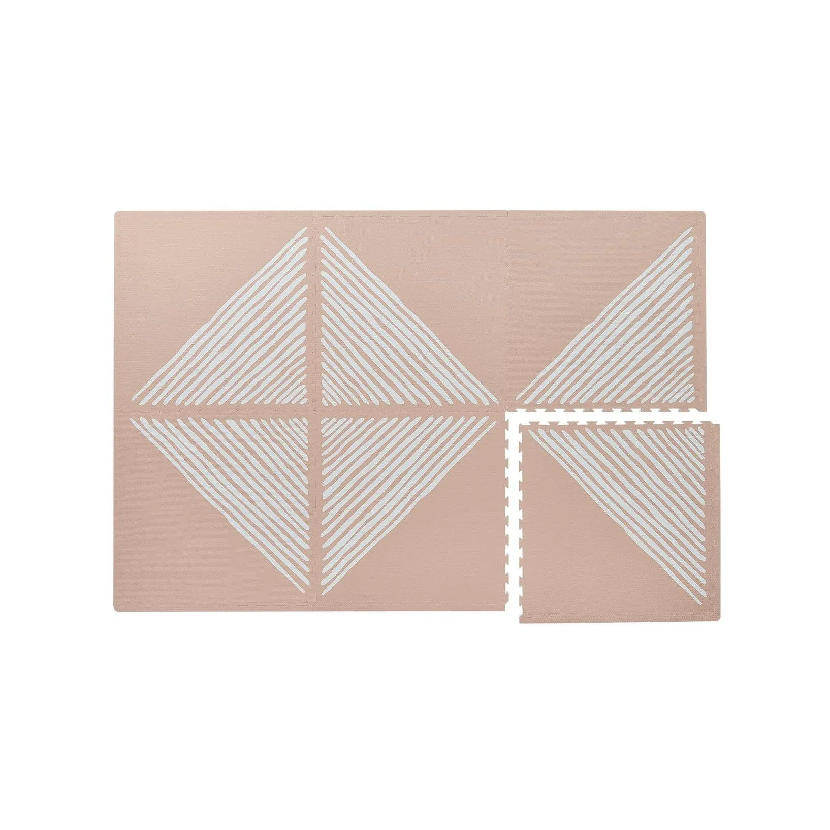 Toddlekind Prettier Playmat  - Sandy Lines Sea Shell 120x180cm - 612