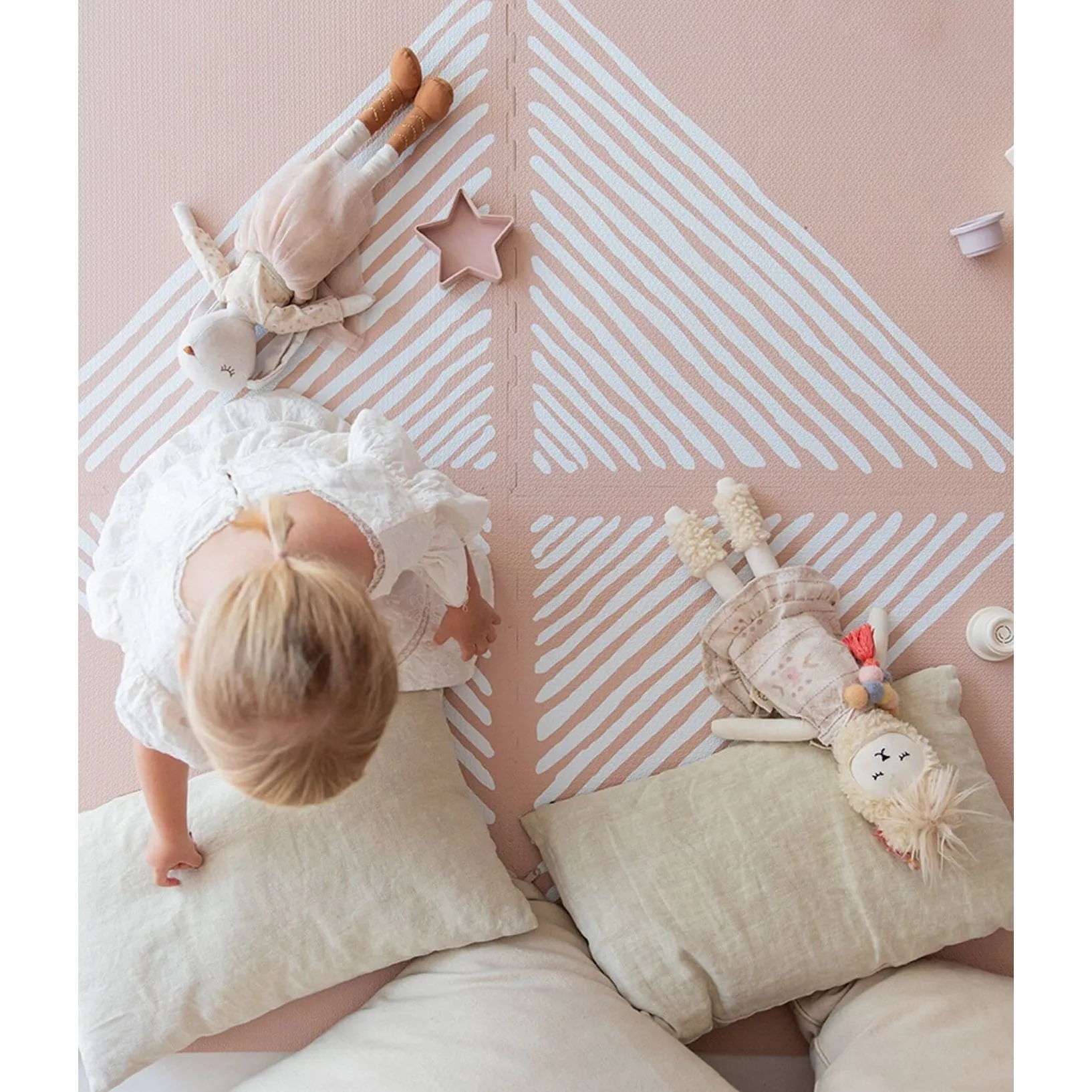 Toddlekind Prettier Playmat  - Sandy Lines Sea Shell 120x180cm - 612