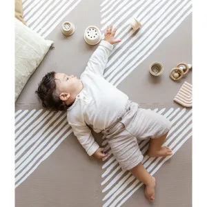 Toddlekind Prettier Playmat  - Sandy Lines Tan 120x180cm - 612