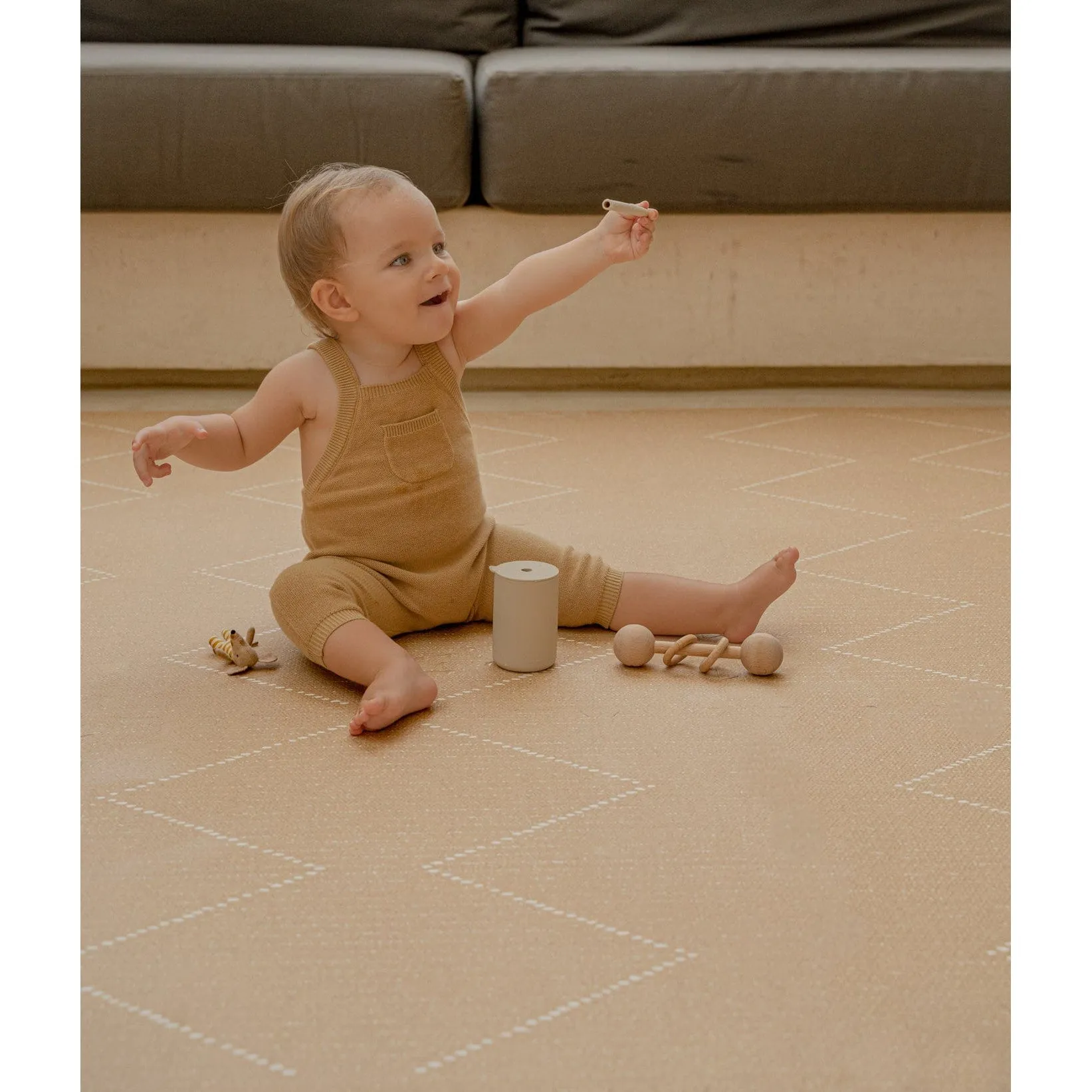 Toddlekind Prettier Playmat  - Tulum Sandstone 120x180cm - 612