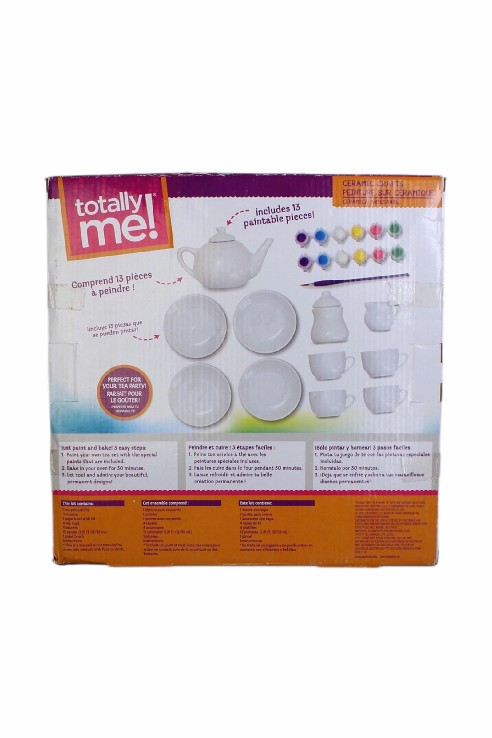 Totally Me! Paint Your Own Tea Set 8Y