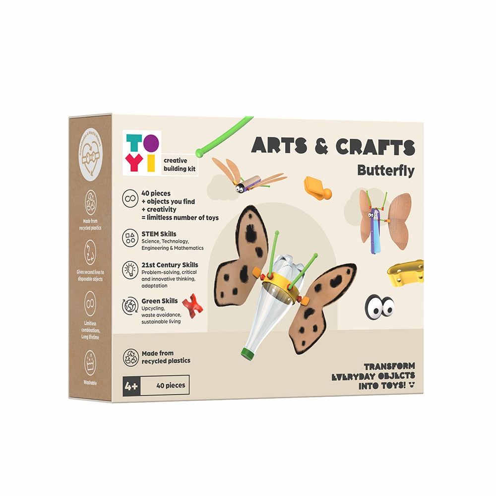 Toyi Arts and Crafts Butterfly Building Kit