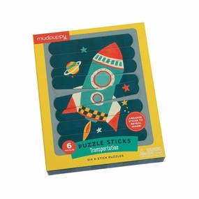 Transportation Puzzle Sticks - Mudpuppy