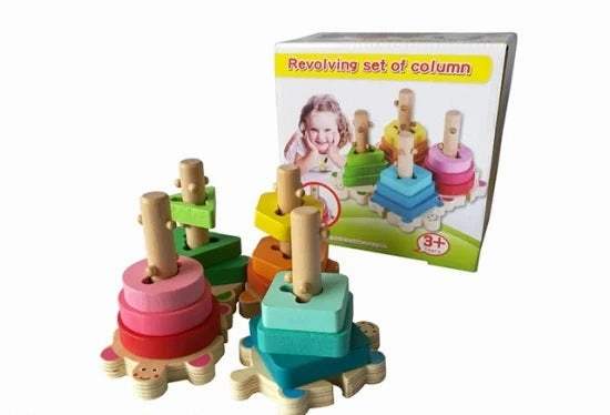 Twist and turn Stacker wooden