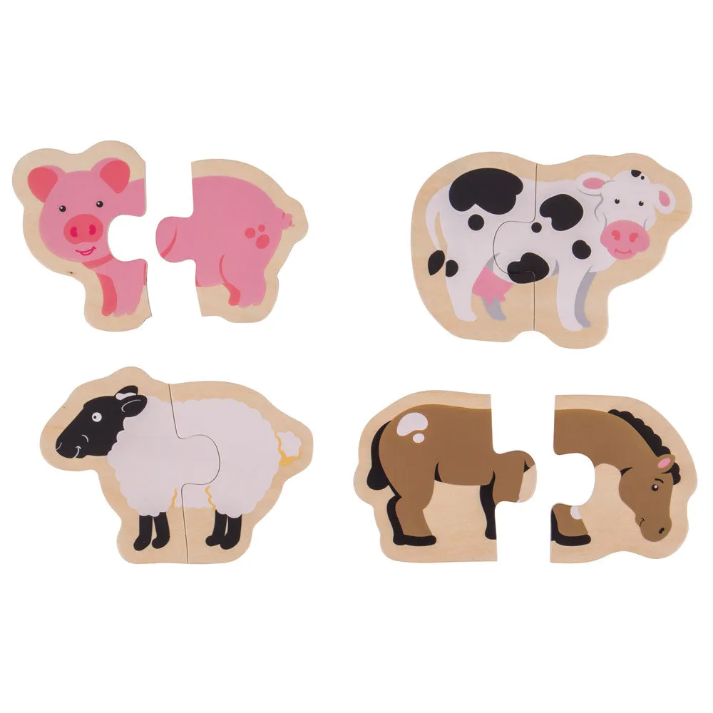 Two Piece Puzzles (Farm)