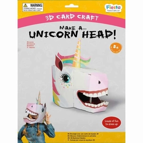 Unicorn 3D Mask Card Craft Kit