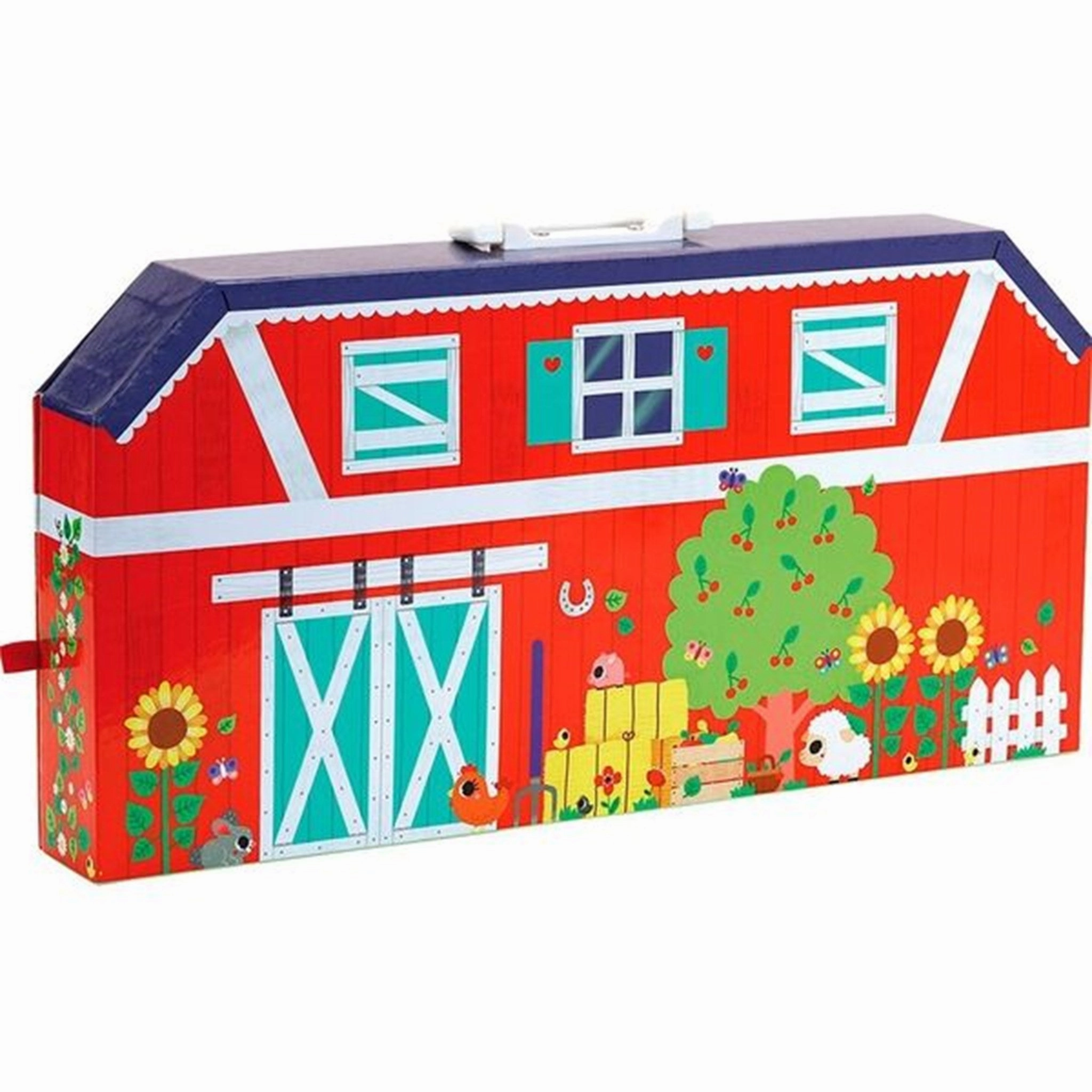 Vilac Farm in Suitcase
