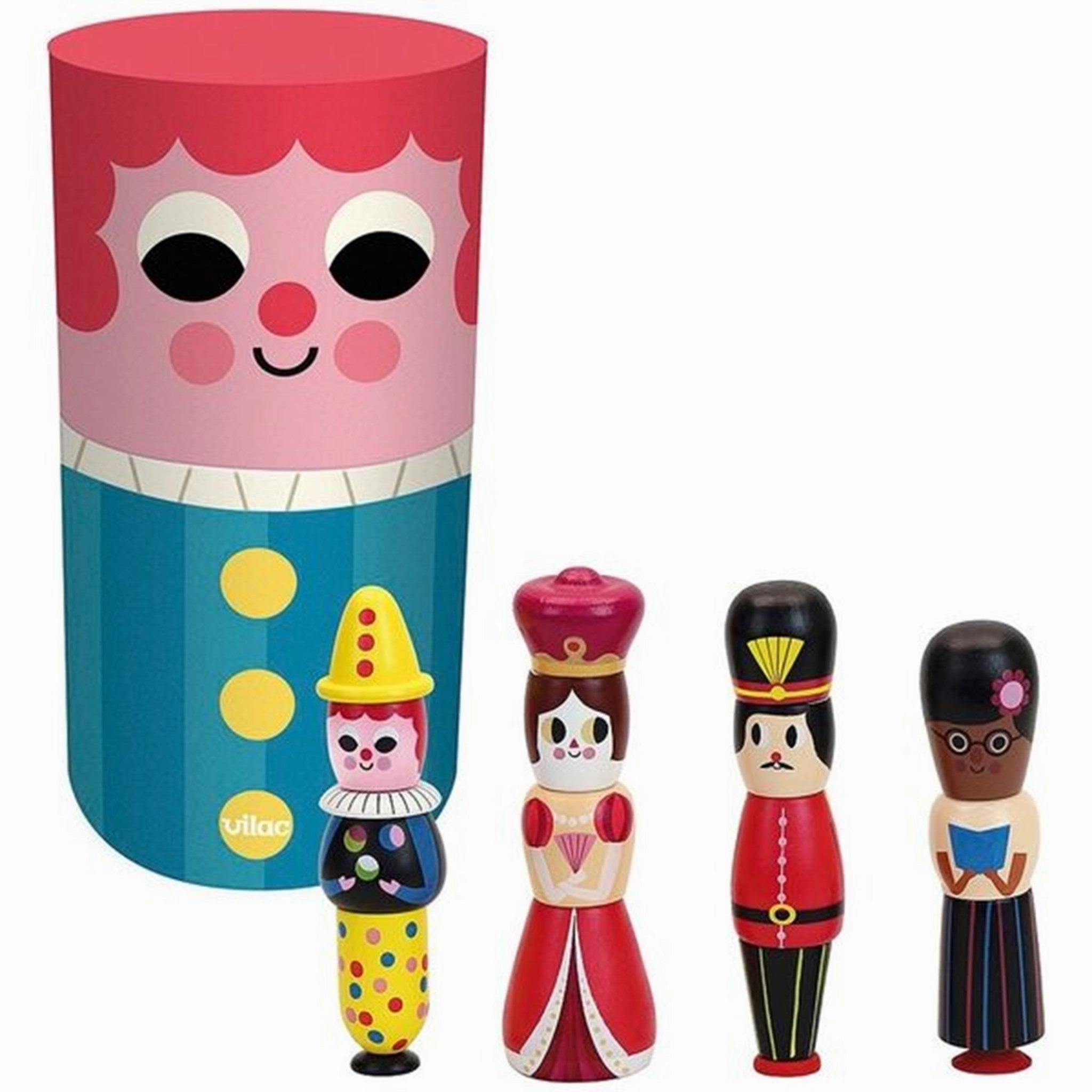 Vilac Magnetic Play Set - Kings and Queens