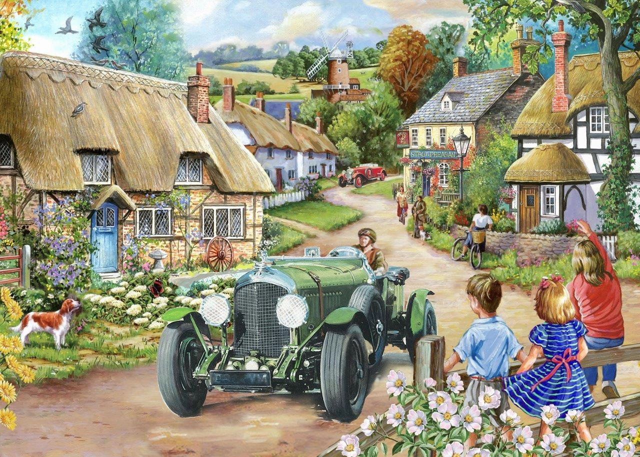 Vintage Run - BIG 500 Piece Jigsaw Puzzle