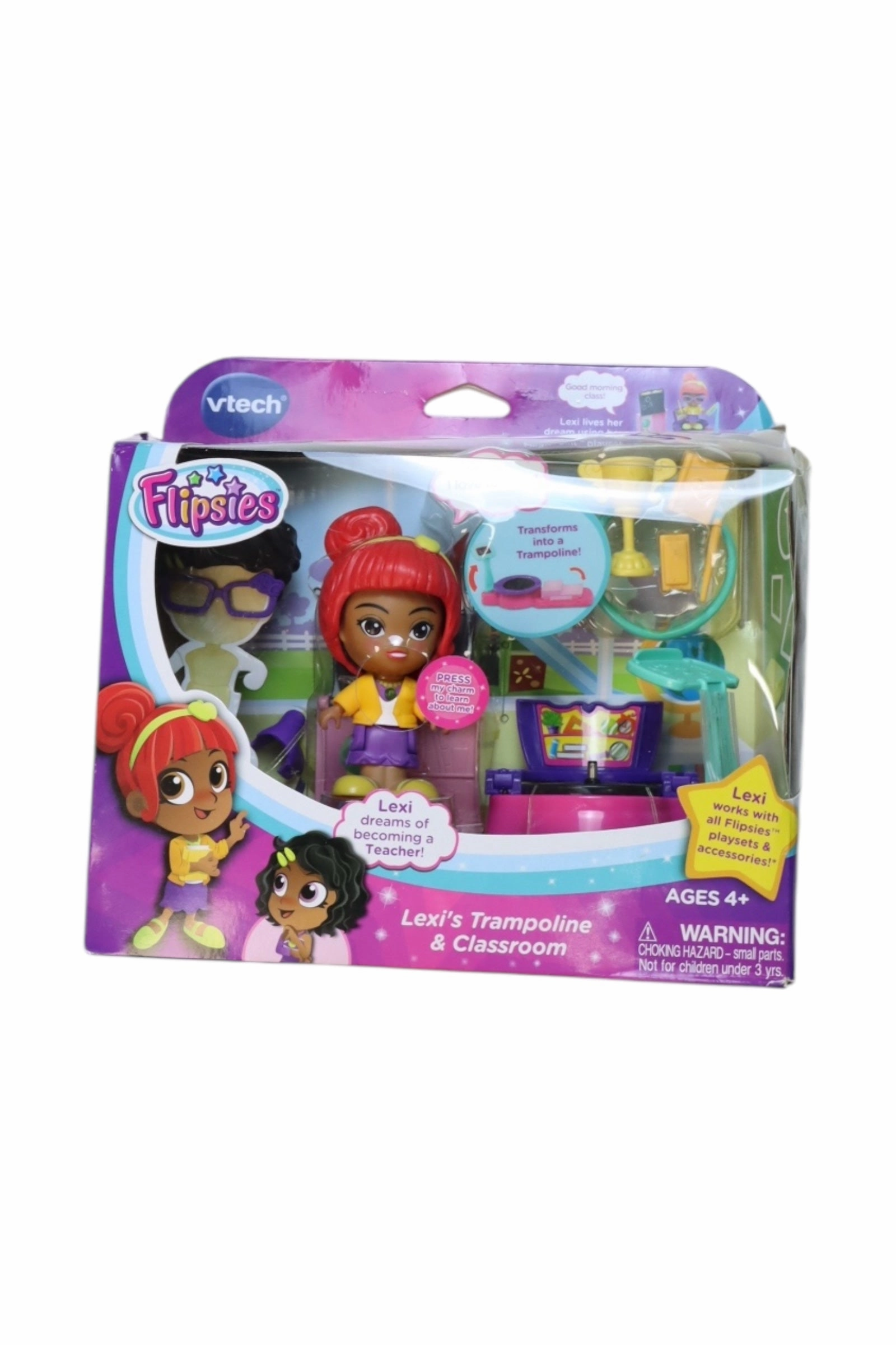 Vtech Flipsies Lexi's Trampoline & Classroom Set O/S