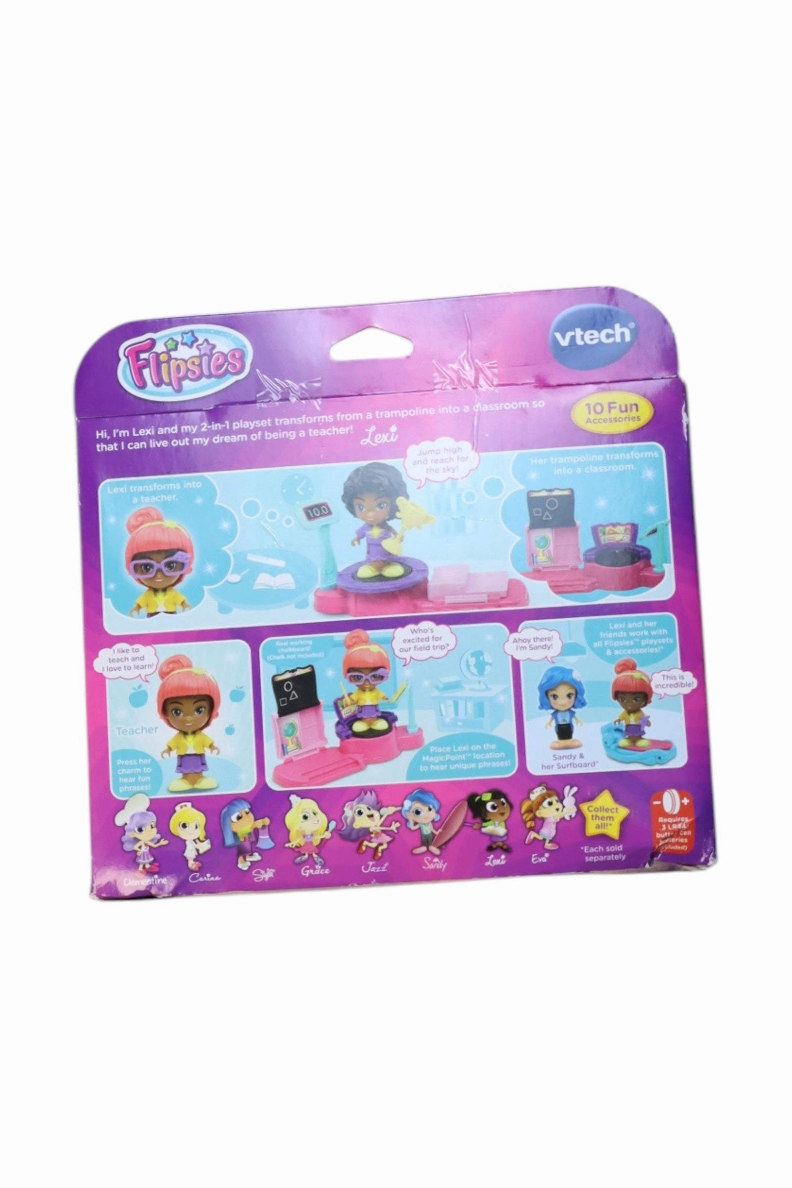 Vtech Flipsies Lexi's Trampoline & Classroom Set O/S