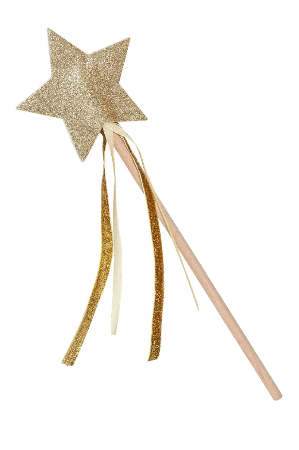 Wand - Glitter - Gold Star